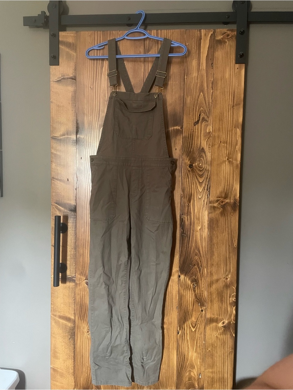The North Face Olive Green Overalls Jumpsuit